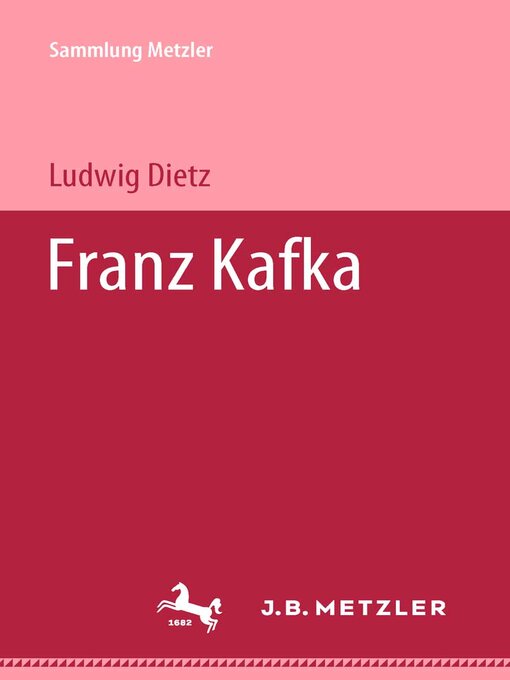 Title details for Franz Kafka by Ludwig Dietz - Available